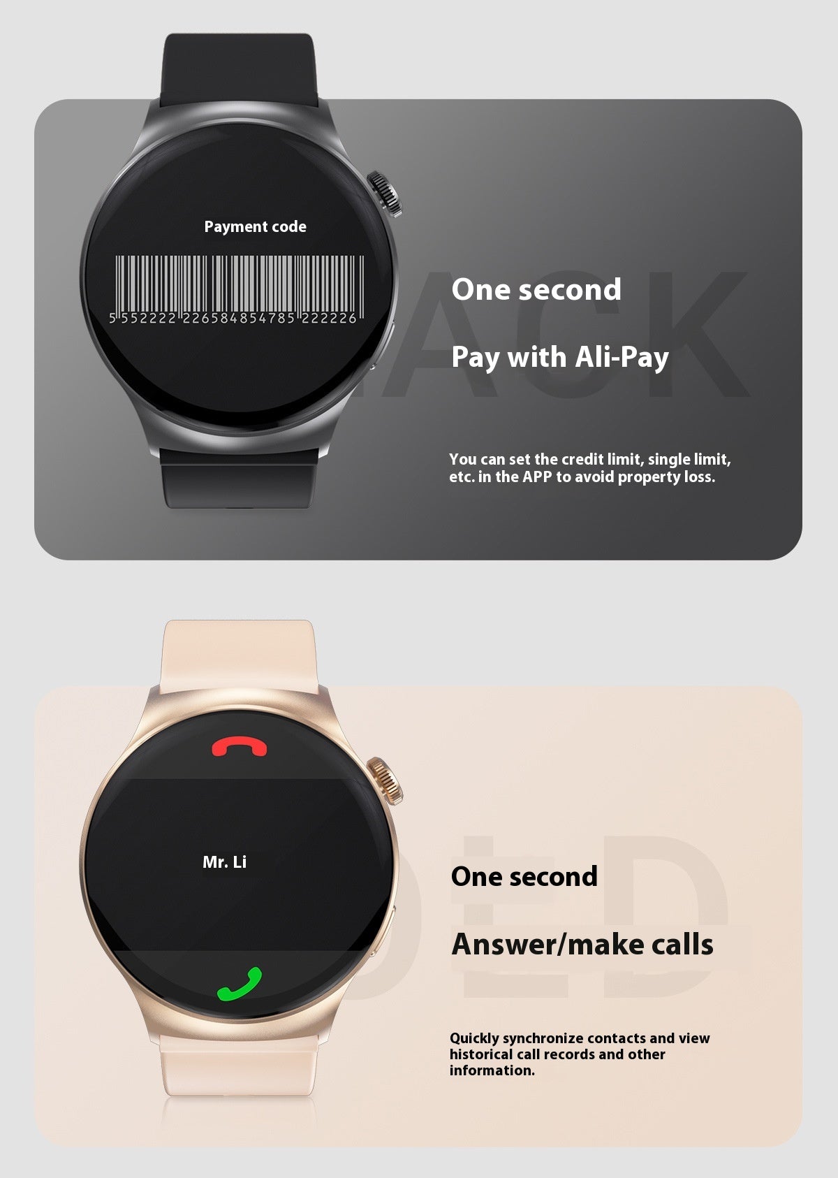 Smart Watch with Bluetooth Calling Women's Fitness Tracker & Health Bracelet