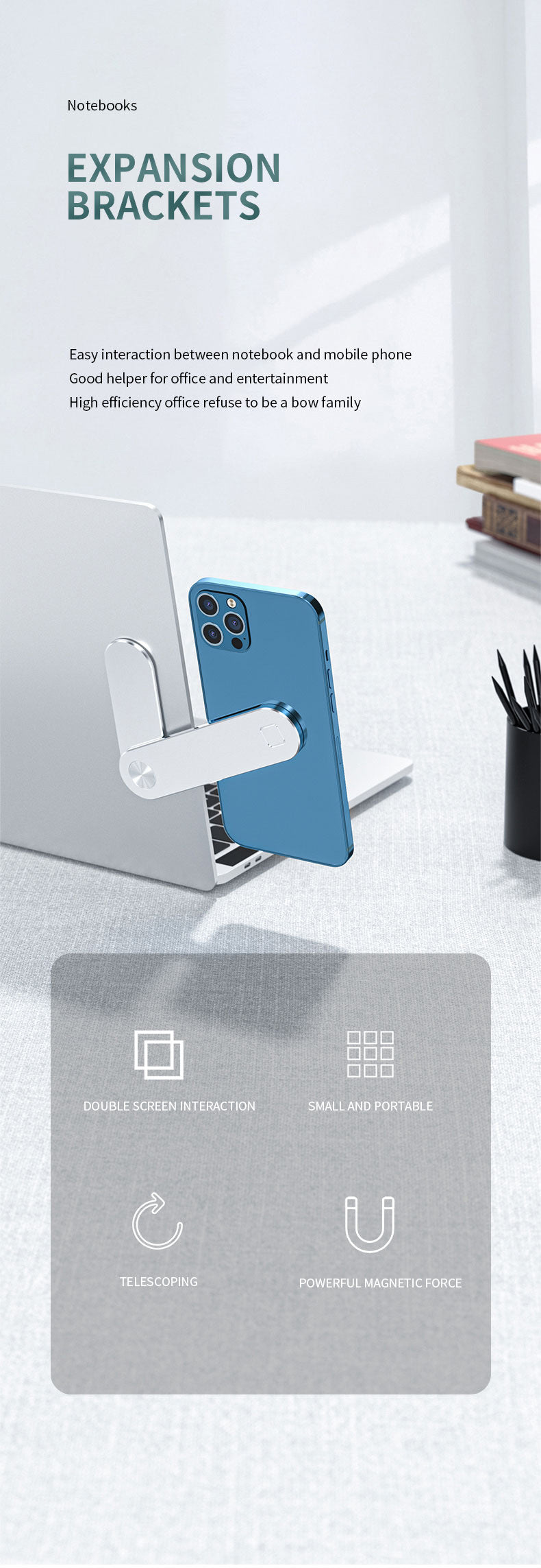 Laptop Stand with Dual Fan