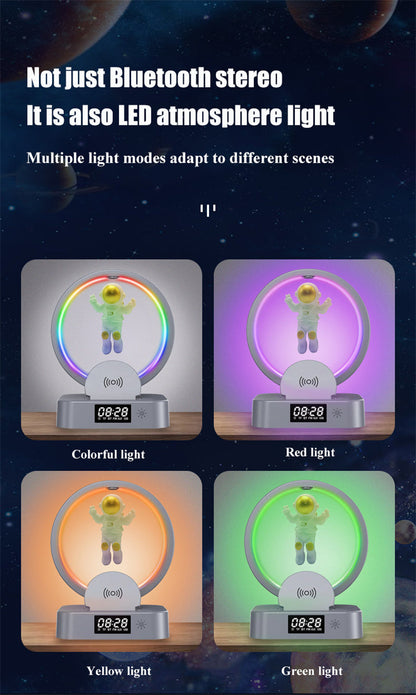 Magnetic Levitating Bluetooth Speaker RGB Lights, 360° Stereo Sound