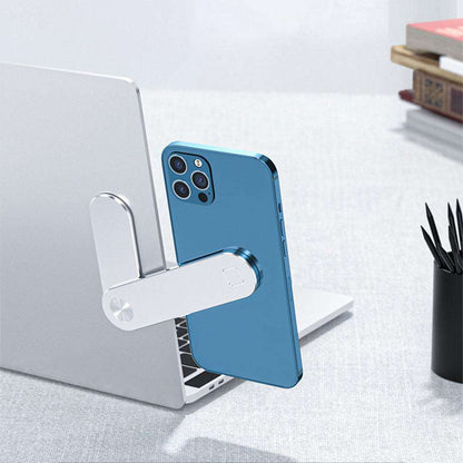 Magnetic Laptop Side Phone Holder Dual Screen