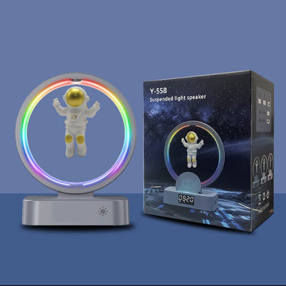 Magnetic Levitating Bluetooth Speaker RGB Lights, 360° Stereo Sound